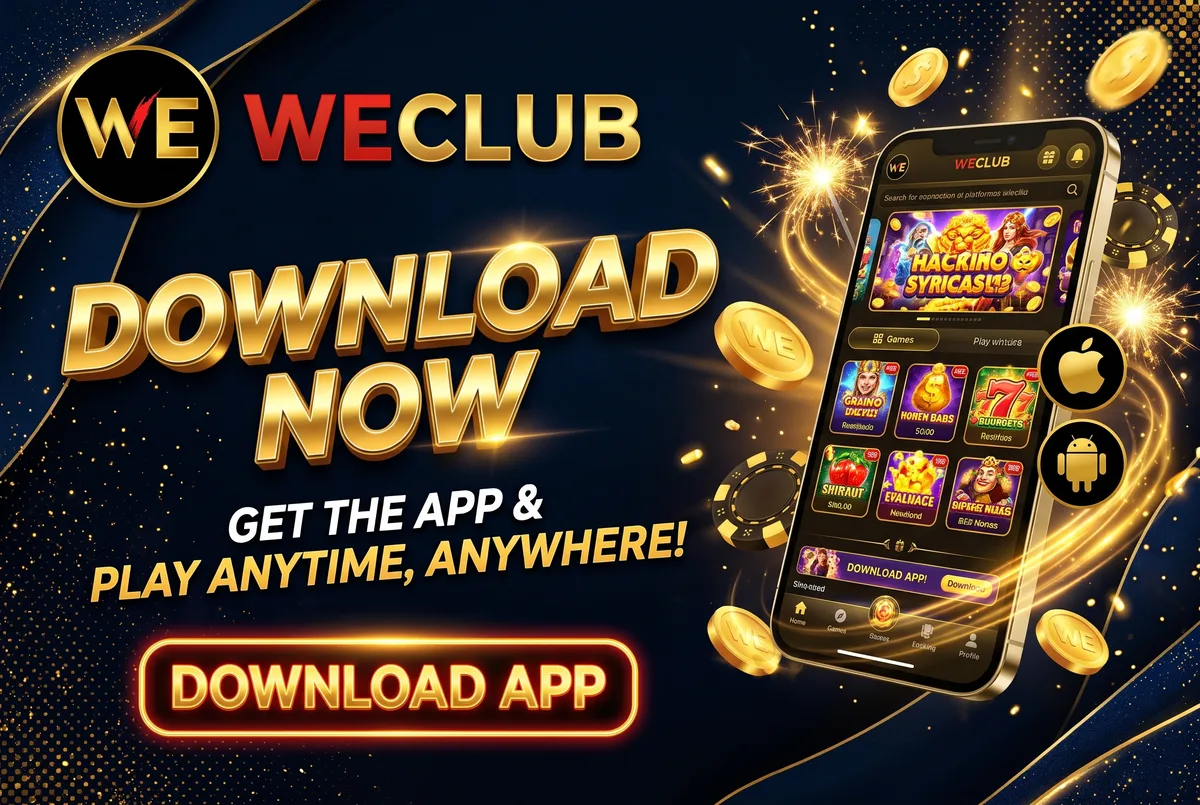 Download the WeClub app and play anytime, anywhere