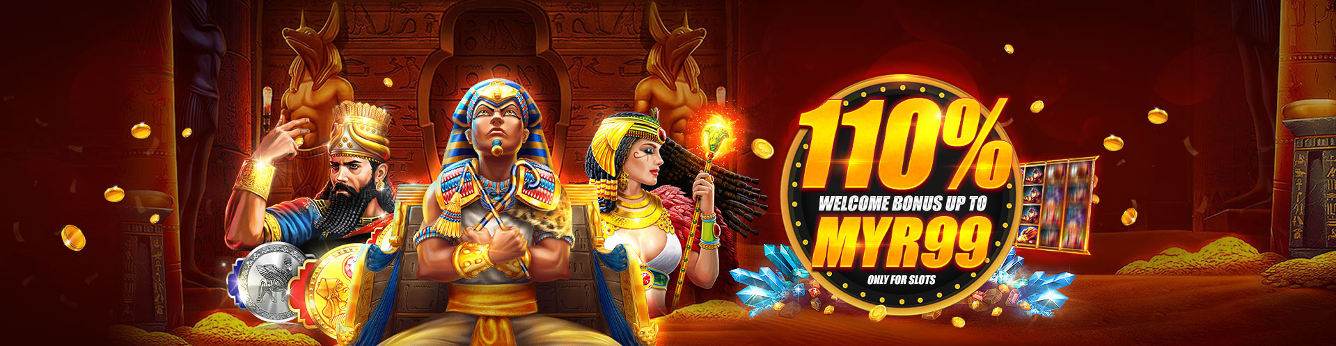 WeClub 110% welcome bonus up to MYR99 for slots